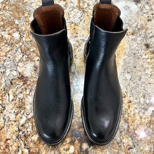 Allen Edmonds Men's Denali Chelsea Boots Sz 10 Tumbled Leather  Black 5838